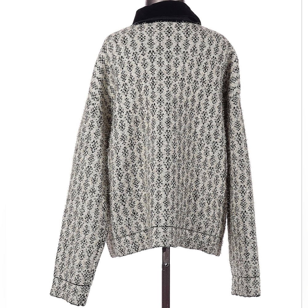 Sandro Jazy Metallic Cropped Tweed Jacket (1/US S) - Picture 3 of 9